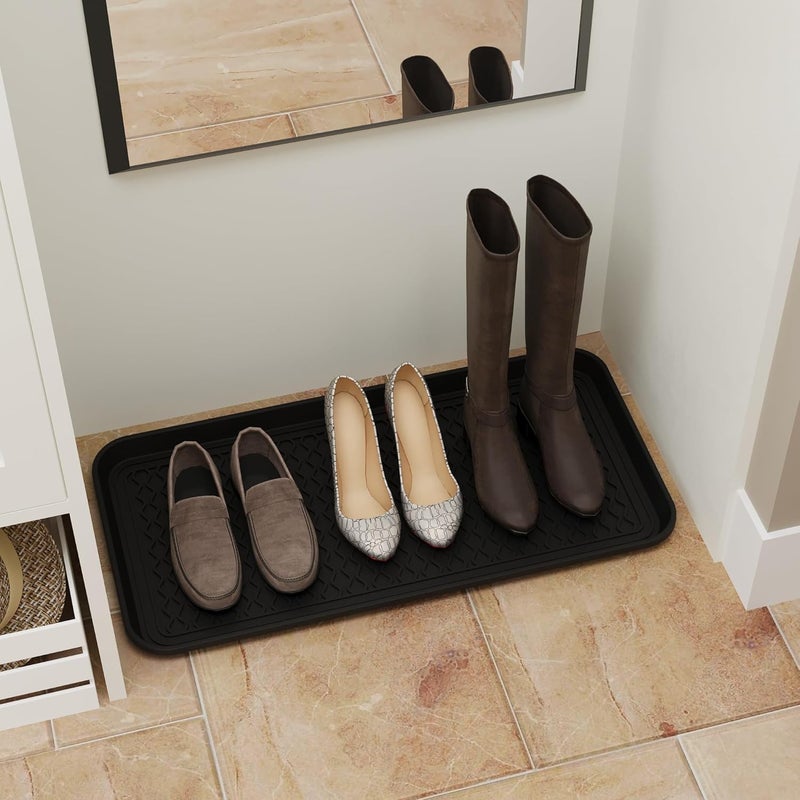 Ottomanson Multipurpose All Season Boot Tray Mat, Reusable Pee Pad For Dogs, 15" x 30" - Image 2